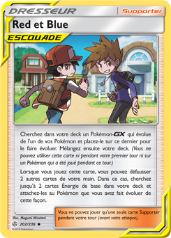 Carte Pokémon Red et Blue 202/236 de la série Éclipse Cosmique en vente au meilleur prix