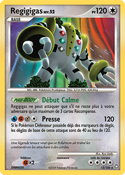 Carte Pokémon Regigigas 15/146 de la série Eveil des Légendes en vente au meilleur prix