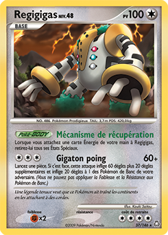 Carte Pokémon Regigigas 37/146 de la série Eveil des Légendes en vente au meilleur prix