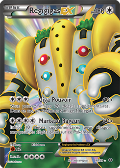Carte Pokémon Regigigas EX 99/99 de la série Destinées Futures en vente au meilleur prix