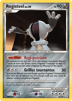 Carte Pokémon Registeel 39/146 de la série Eveil des Légendes en vente au meilleur prix