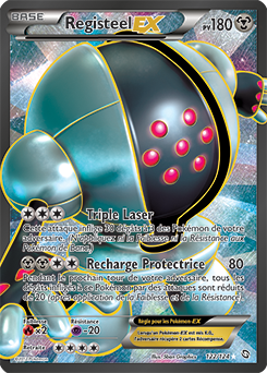 Carte Pokémon Registeel EX 122/124 de la série Dragons Éxaltés en vente au meilleur prix