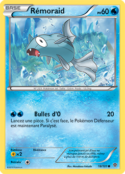 Carte Pokémon Rémoraid 18/101 de la série Explosion Plasma en vente au meilleur prix