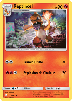 Carte Pokémon Reptincel 19/147 de la série Ombres Ardentes en vente au meilleur prix