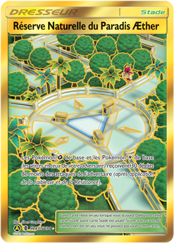 Carte Pokémon Stade Gold SL Réserve Naturelle du Paradis Æther SV87/SV94 de la série Destinées Occultes
