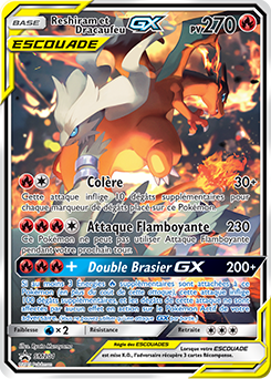 Carte Pokémon Reshiram Dracaufeu GX SM201 de la série Promos Soleil et Lune en vente au meilleur prix