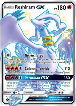 Carte Pokémon Reshiram GX SV51/SV94 de la série Destinées Occultes en vente au meilleur prix