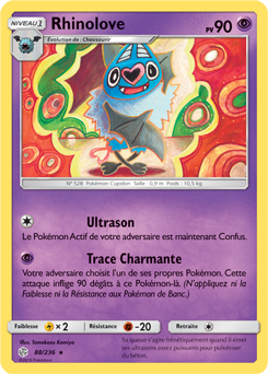 Carte Pokémon Rhinolove 88/236 de la série Éclipse Cosmique en vente au meilleur prix