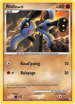 Carte Pokémon Riolu 117/146 de la série Eveil des Légendes en vente au meilleur prix