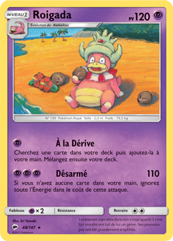 Carte Pokémon Roigada 48/147 de la série Ombres Ardentes en vente au meilleur prix