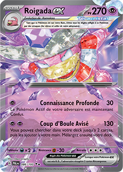Carte Pokémon Roigada ex 086/193 de la série Évolutions à Paldea en vente au meilleur prix