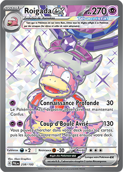 Carte Pokémon Ultra rare Roigada ex 238/193 de la série Évolutions à Paldea