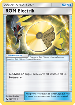 Carte Pokémon Peu commune ROM Électrik 121/156 de la série Ultra Prisme