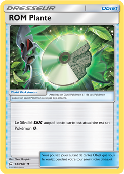 Carte Pokémon Peu commune ROM Plante 143/181 de la série Duo de Choc