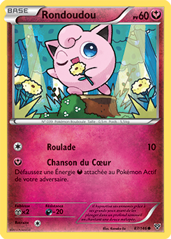 Carte Pokémon Rondoudou 87/146 de la série X&Y en vente au meilleur prix