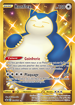 Carte Pokémon Ronflex 224/198 de la série Règne de Glace en vente au meilleur prix