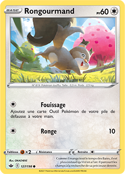 Carte Pokémon Rongourmand 127/198 de la série Règne de Glace en vente au meilleur prix