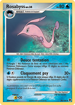 Carte Pokémon Peu commune Rosabyss 38/106 de la série Duels au Sommet