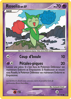 Carte Pokémon Roselia 72/100 de la série Tempête en vente au meilleur prix