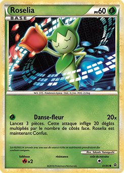 Carte Pokémon Roselia 61/95 de la série Déchaînement en vente au meilleur prix