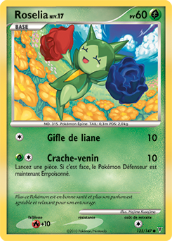 Carte Pokémon Roselia 123/147 de la série Vainqueurs Suprêmes en vente au meilleur prix