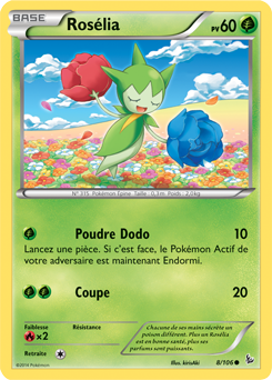 Carte Pokémon Rosélia 8/106 de la série Étincelle en vente au meilleur prix