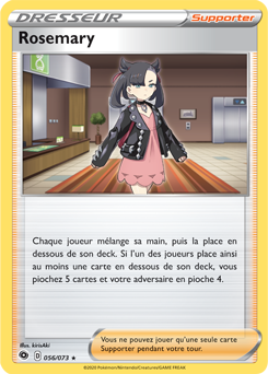 Carte Pokémon Rosemary 056/073 de la série La Voie du Maître en vente au meilleur prix