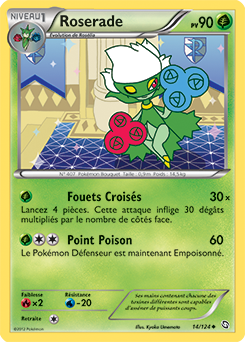 Carte Pokémon Roserade 14/124 de la série Dragons Éxaltés en vente au meilleur prix
