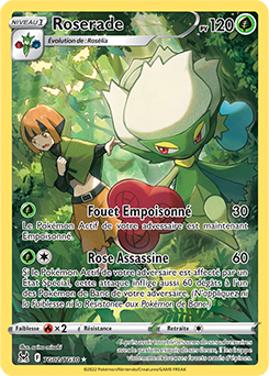 Carte Pokémon Roserade TG02/TG30 de la série Origine Perdue en vente au meilleur prix