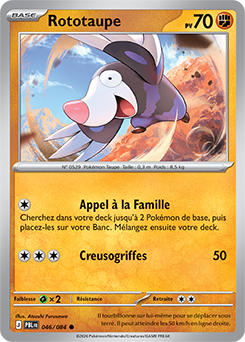 Carte Pokémon Rototaupe 46/84 de la série Nuit Noire en vente au meilleur prix