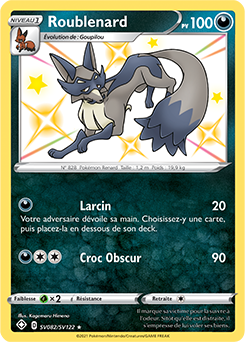 Carte Pokémon Roublenard SV082/SV122 de la série Destinées Radieuses en vente au meilleur prix