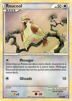 Carte Pokémon Roucool 67/95 de la série Appel des Légendes en vente au meilleur prix