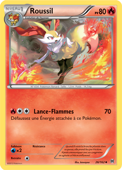 Carte Pokémon Peu commune Roussil 26/162 de la série Impulsion Turbo