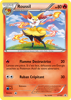 Carte Pokémon Roussil XY161 de la série Promos XY en vente au meilleur prix