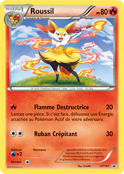 Carte Pokémon Promo Roussil XY161 de la série Promos XY