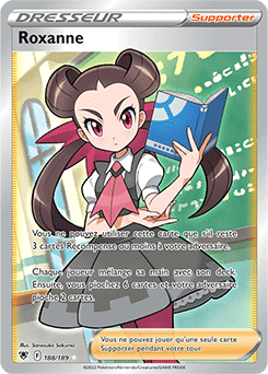 Carte Pokémon Roxanne 188/189 de la série Astres Radieux en vente au meilleur prix