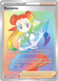 Carte Pokémon Roxanne 206/189 de la série Astres Radieux en vente au meilleur prix