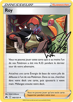 Carte Pokémon Roy 140/159 de la série Zénith Suprême en vente au meilleur prix