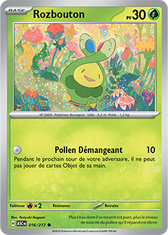 Carte Pokémon Rozbouton 16/217 de la série Héros Transcendants en vente au meilleur prix