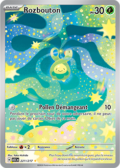 Carte Pokémon Rozbouton 221/217 de la série Héros Transcendants en vente au meilleur prix