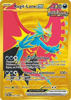 Carte Pokémon Rugit-Lune ex 262/182 de la série Faille Paradoxe en vente au meilleur prix
