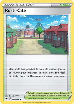 Carte Pokémon Rusti-Cité 148/189 de la série Astres Radieux en vente au meilleur prix