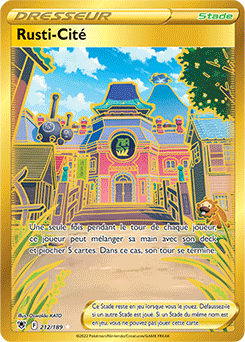 Carte Pokémon Rusti-Cité 212/189 de la série Astres Radieux en vente au meilleur prix