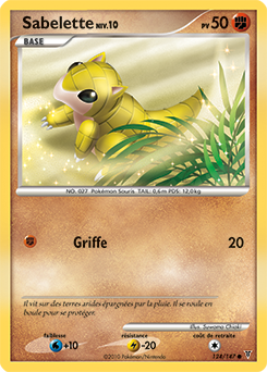 Carte Pokémon Sabelette 124/147 de la série Vainqueurs Suprêmes en vente au meilleur prix