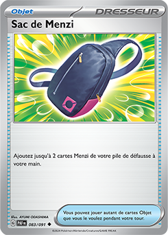 Carte Pokémon Sac de Menzi 83/91 de la série Destinées de Paldea en vente au meilleur prix
