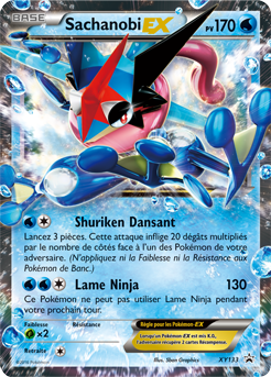 Carte Pokémon Promo Sachanobi EX XY133 de la série Promos XY