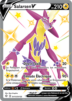 Carte Pokémon Salarsen V SV112/SV122 de la série Destinées Radieuses en vente au meilleur prix