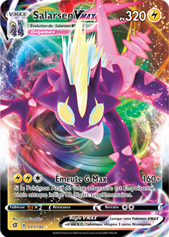Carte Pokémon Salarsen VMAX 71/192 de la série Clash des Rebelles en vente au meilleur prix