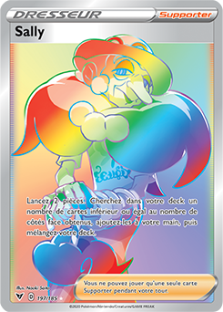 Carte Pokémon Sally 197/185 de la série Voltage Éclatant en vente au meilleur prix