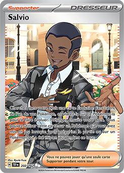 Carte Pokémon Salvio 202/162 de la série Forces Temporelles en vente au meilleur prix